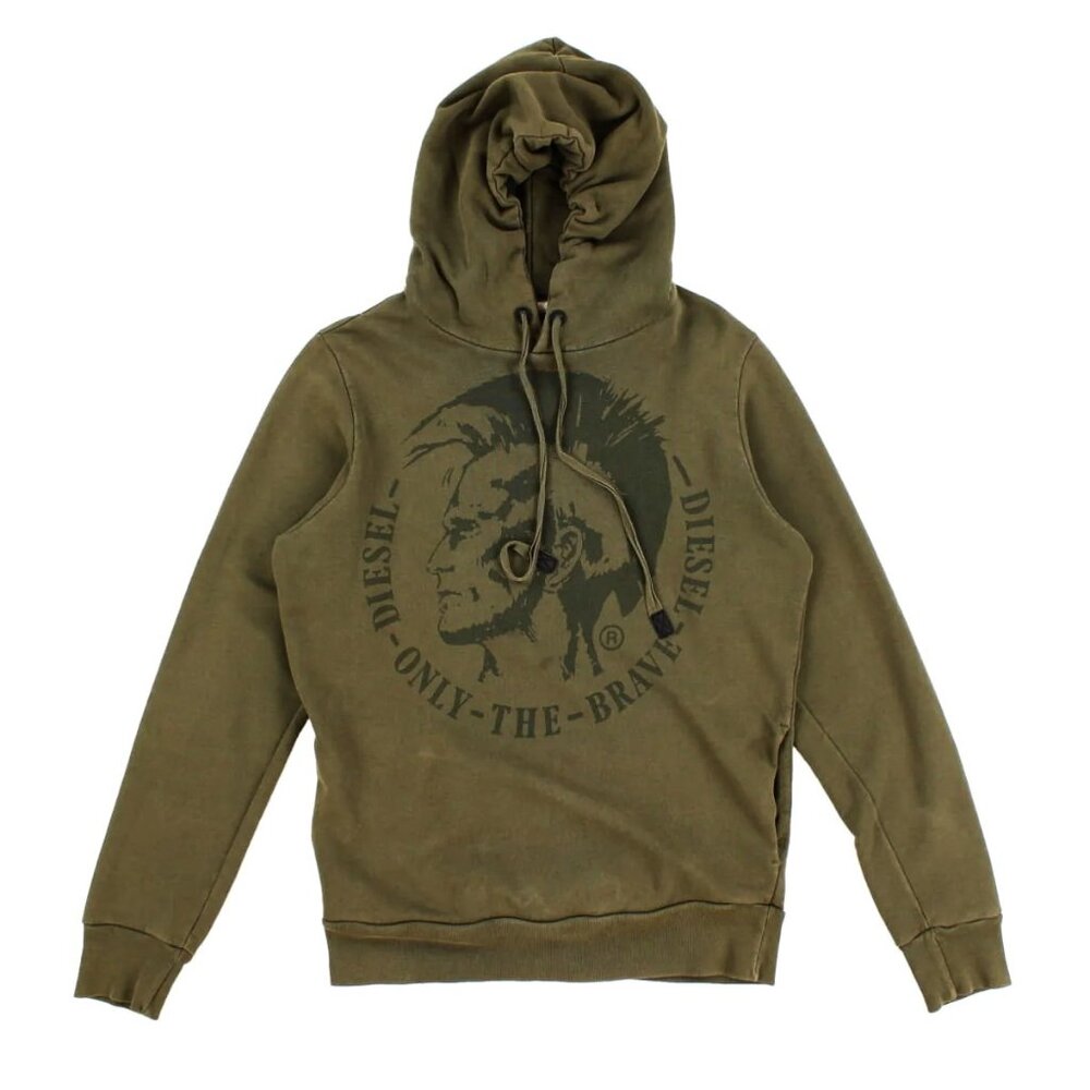 Diesel Army Green ' Only The Brave' Hoodie